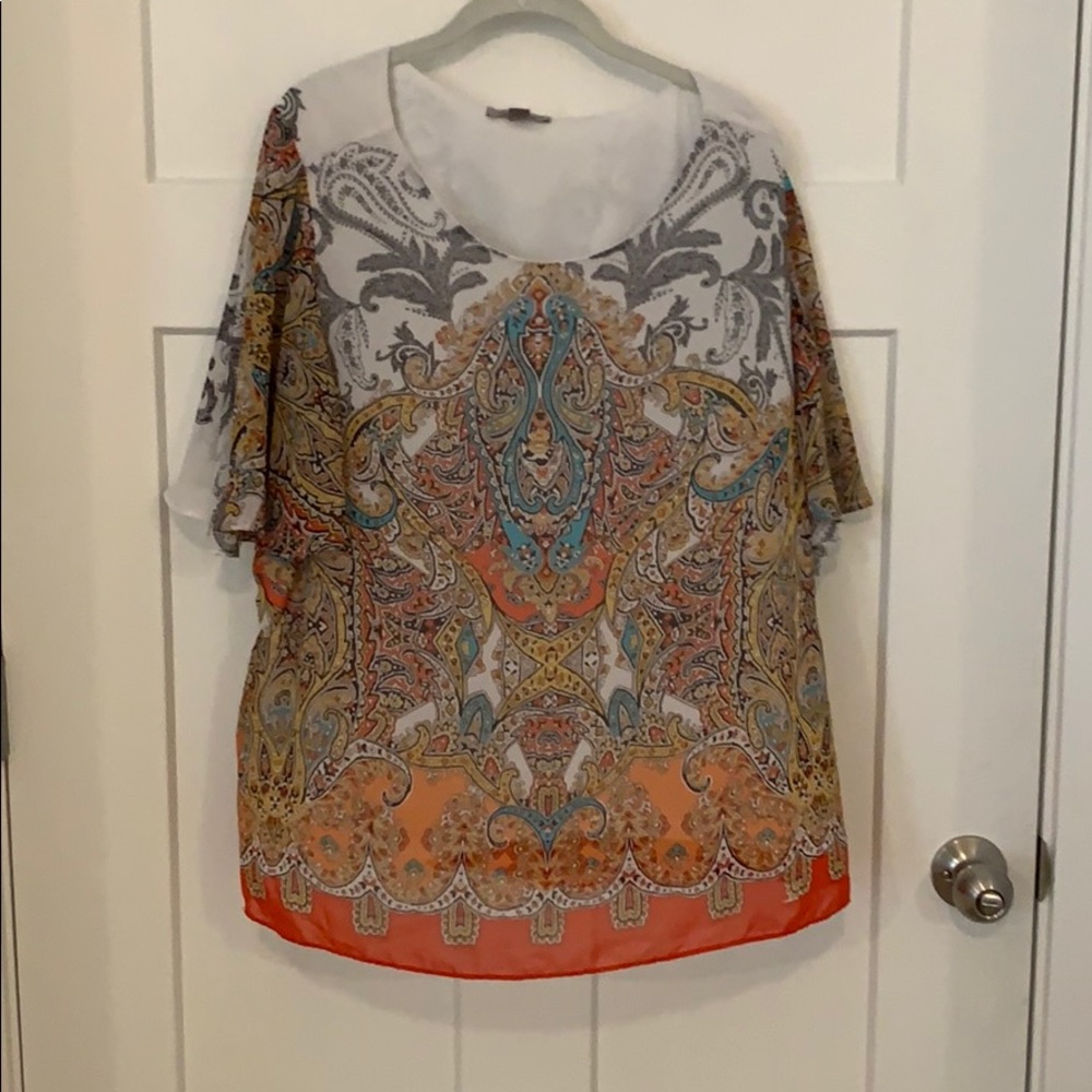 Orange Dress Top - Picture 3 of 4